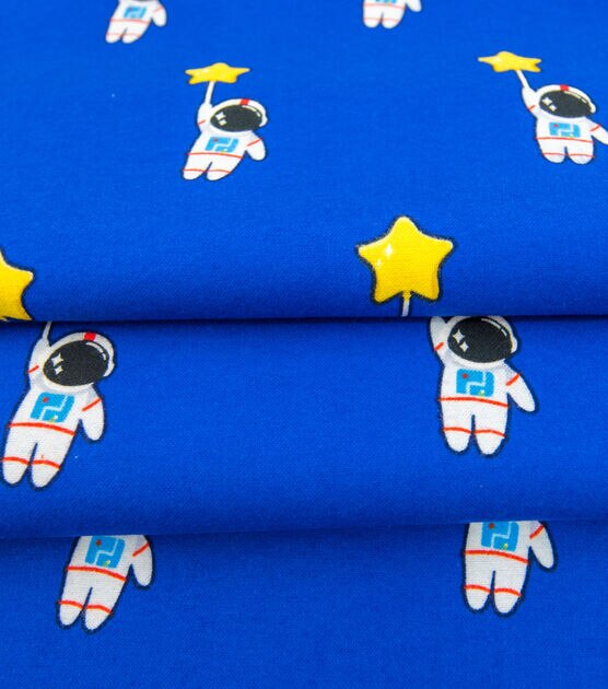 Star Astronaut Super Snuggle Flannel Fabric, , hi-res, image 4