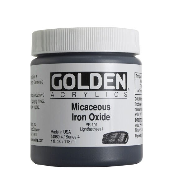 Golden Artist Colors 4 fl. oz Acrylic Paint Micaceous Iron Oxide
