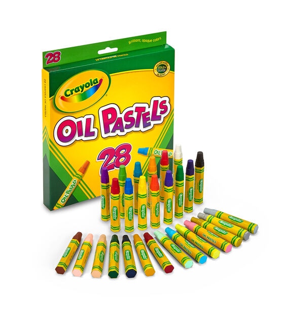 Crayola 28ct Oil Pastel Crayons, , hi-res, image 2