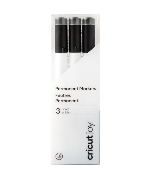 Cricut Joy 1mm Black Permanent Markers 3pk