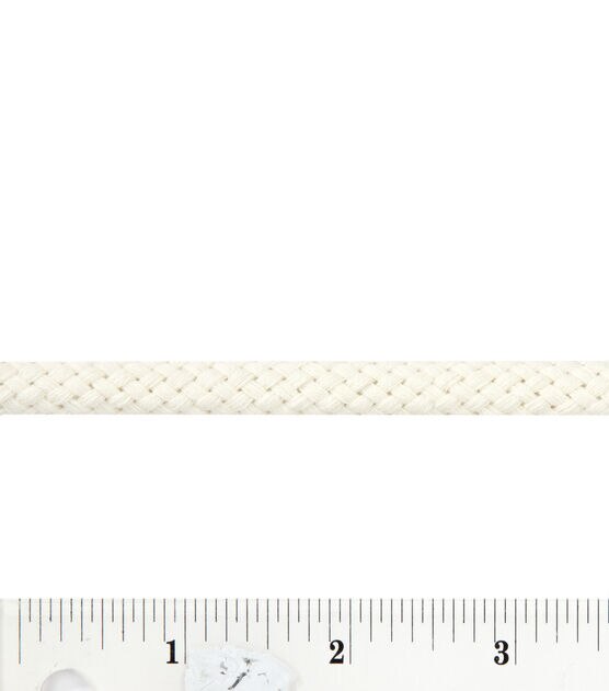 Simplicity Braided Rope Trim 0.38''x30' Ivory