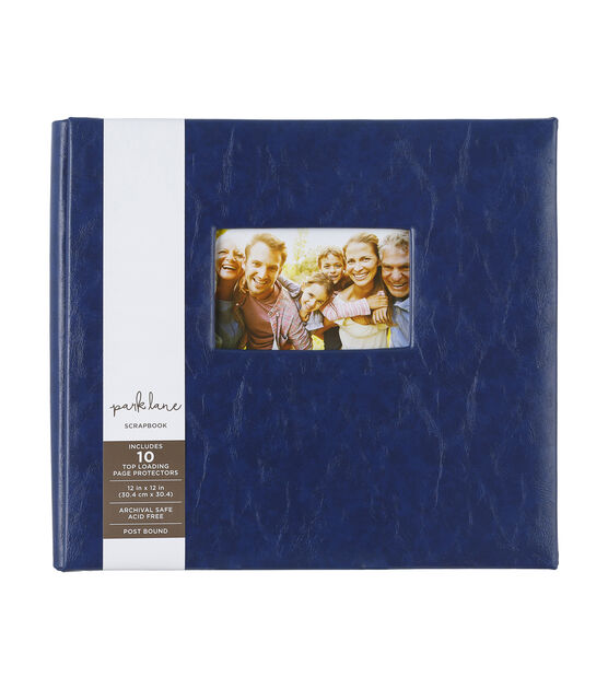 12" x 12" Blue Cracked Scrapbook Album by Park Lane