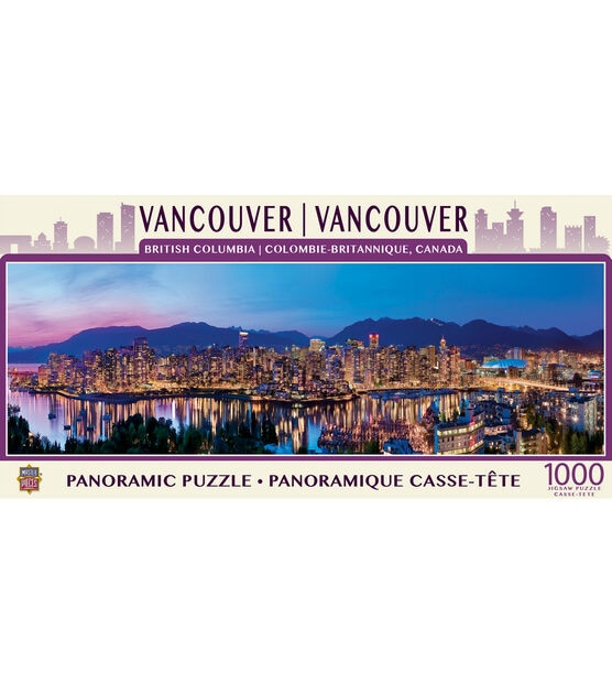 MasterPieces 13" x 39" Vancouver Panoramic Jigsaw Puzzle 1000pc