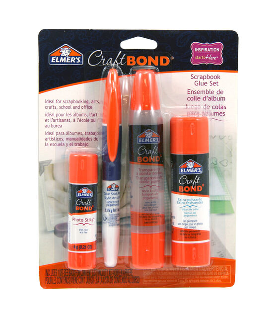 Elmer's Scrapbook Glue Set 4 Pack