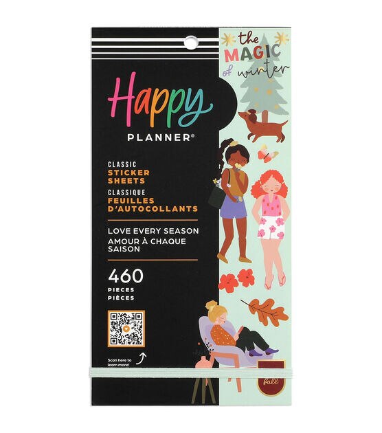 Happy Planner 460pc Love Every Season 30 Sheet Value Pack Stickers