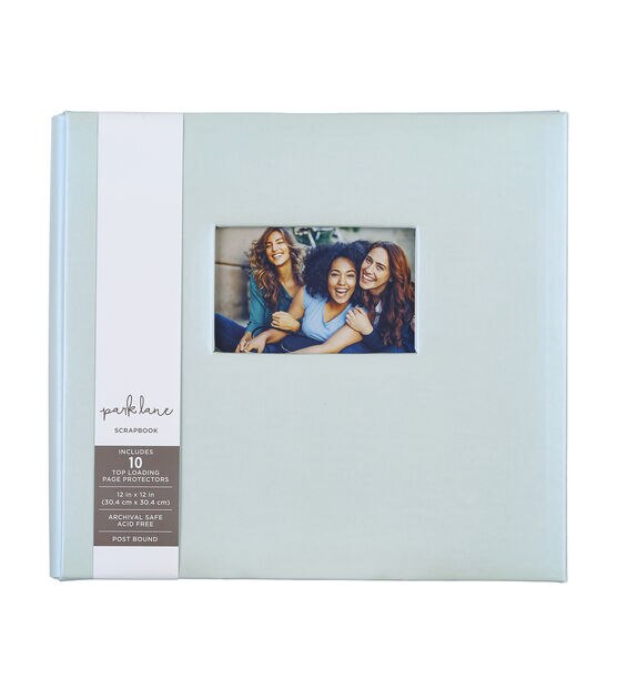 12 x 12 Light Blue Scrapbook Album by Park Lane