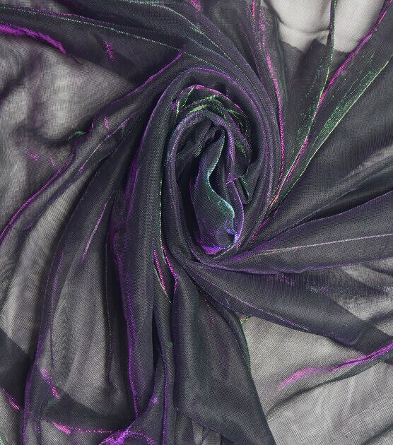 The Witching Hour Halloween Fabric Flat Cosmic Purple&Green Fabric, , hi-res, image 3