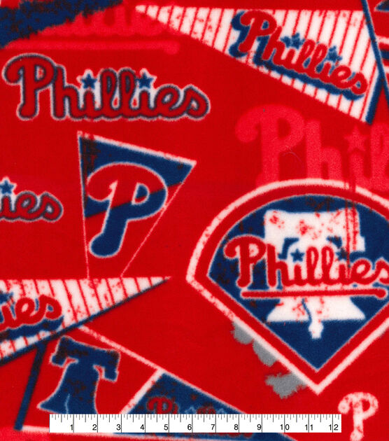 Fabric Traditions Philadelphia Phillies Fleece Fabric Vintage, , hi-res, image 2