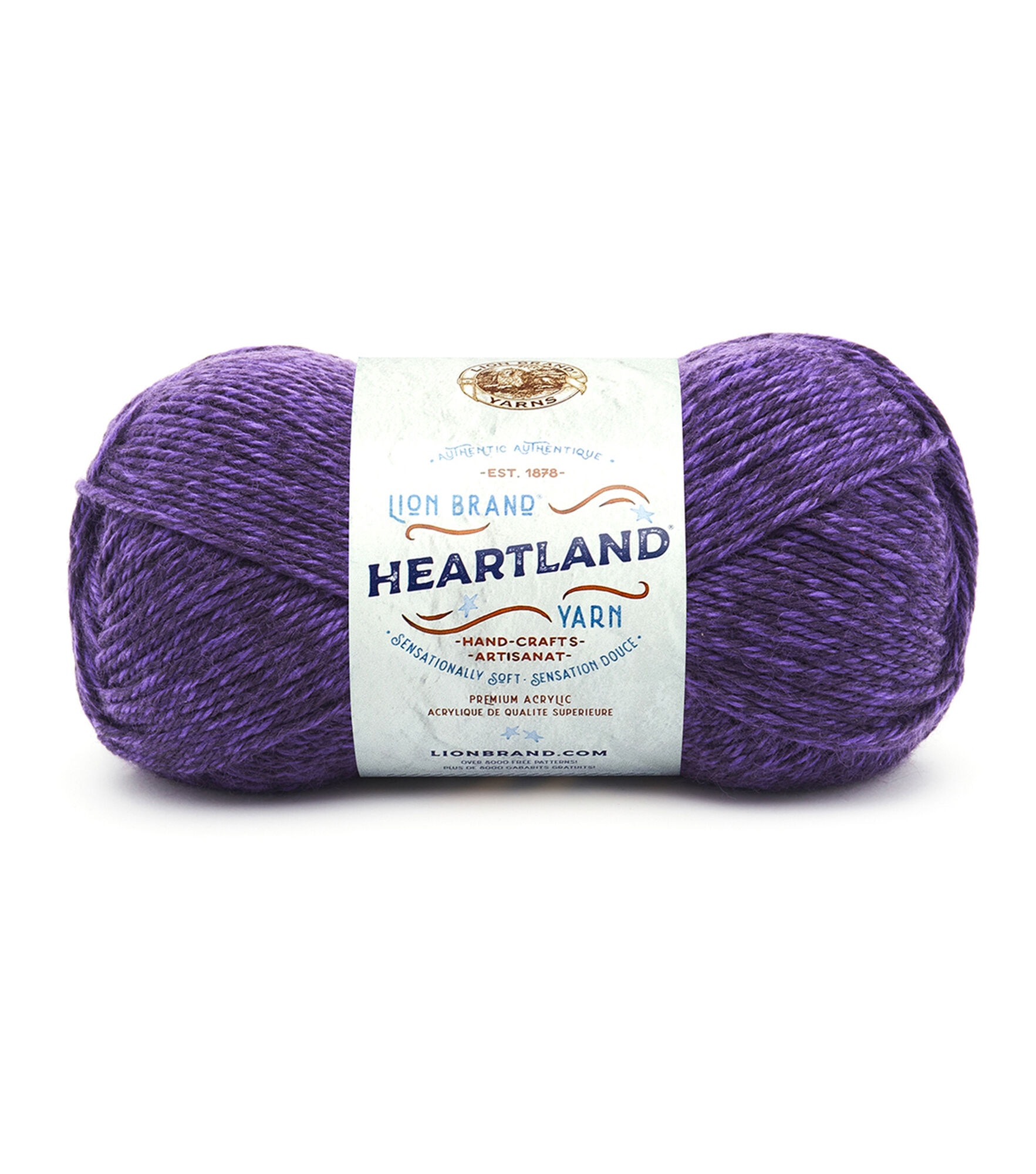 Lion Brand Heartland 251yds Worsted Acrylic Yarn, Hot Springs, hi-res