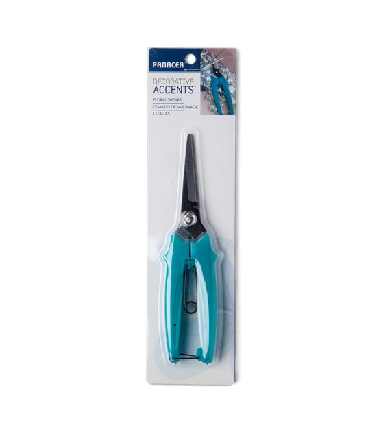 7" Panacea Blue Floral Shears