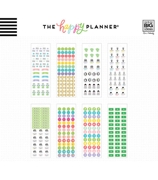 341pc Budget Happy Planner Stickers, , hi-res, image 2