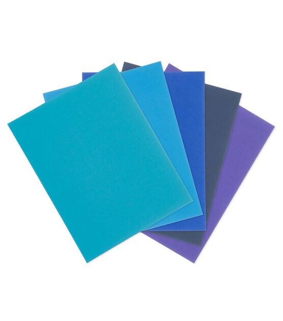 50 Sheet 8.5" x 11" Blue Solid Core Cardstock Paper Pack by Park Lane, , hi-res, image 2