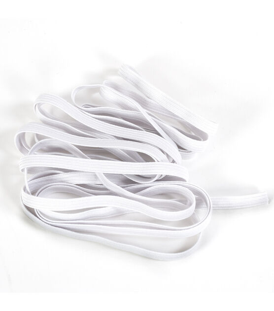 Dritz 1/2" White Braided Elastic, 1-1/2 yd, , hi-res, image 7