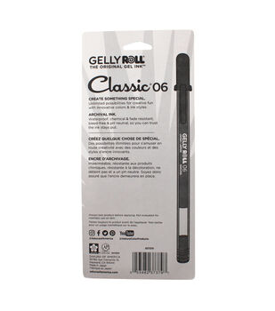 Sakura Gelly Roll Classic Gel Pens, 1.0 mm Bold Tip, White, Pack of 36