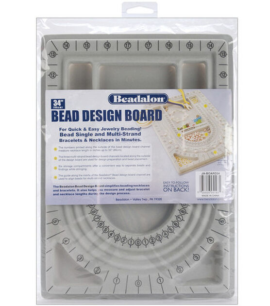 hildie & Jo Darice 40 White Easy Bead Board - Jewelry Tools - Beads & Jewelry Making