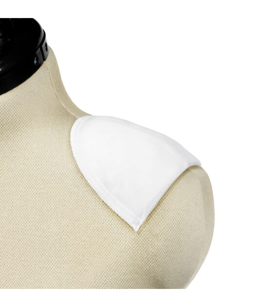 Dritz 1/2" Covered Raglan Shoulder Pads, 1 Pair, White, , hi-res, image 3