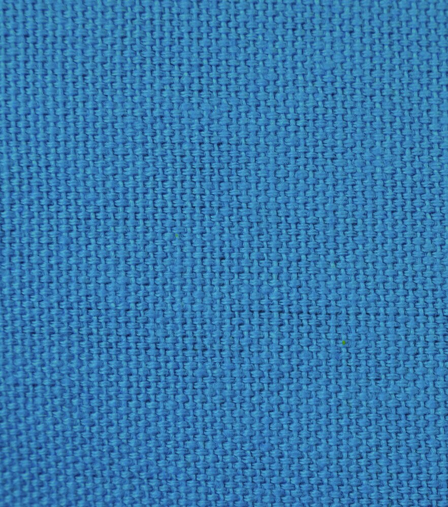 Duck Canvas Fabric, Turquoise, swatch