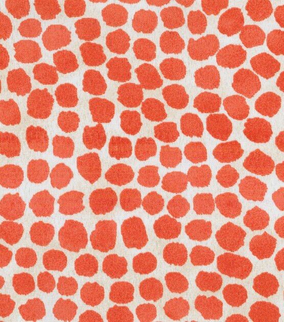 Genevieve Gorder Outdoor 6"x6" Fabric Swatch Puff Dotty Coral, , hi-res, image 2