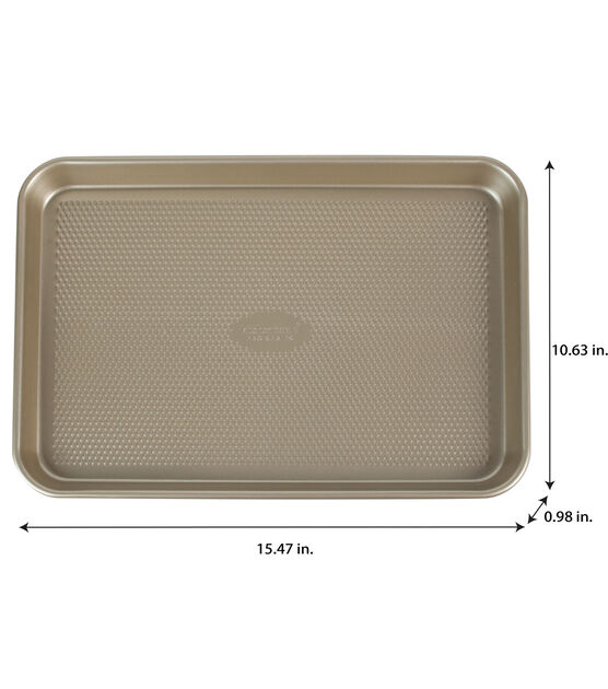 Kitchen Details Pro Series 15.5" Nonstick Baking Sheet With Diamond Base, , hi-res, image 4