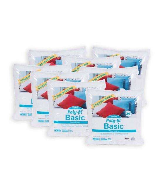 Poly-Fil Basic 8PK 24"x24" Pillow Inserts, , hi-res, image 5