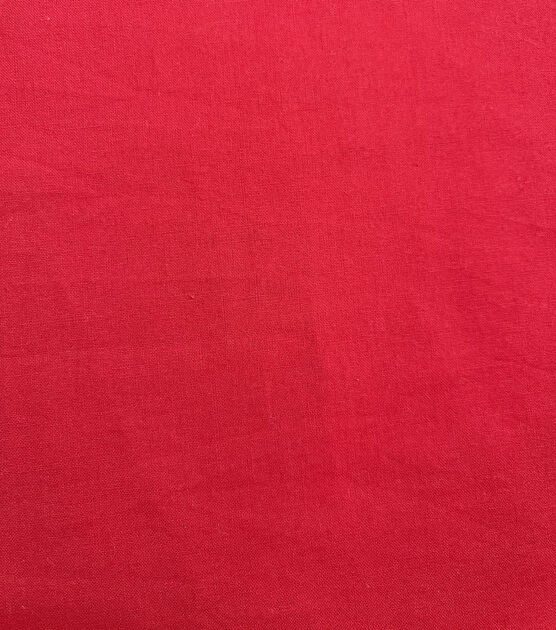 Red 1 Piece Cotton Fabric Quarter, , hi-res, image 2