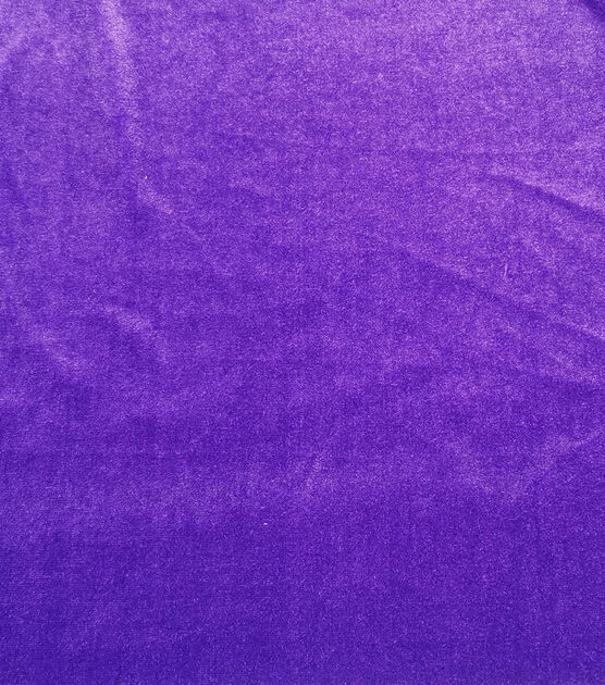 The Witching Hour Purple Stretch Velvet Cosuming Fabric