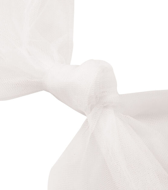 White Scrubbie Mesh Netting & Tulle Fabric, , hi-res, image 3