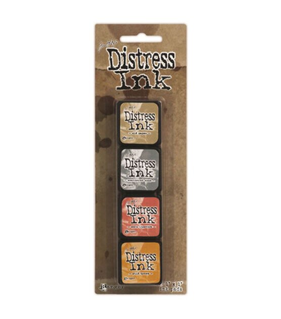 Kit 4 Distress Archival Mini Ink Pads - Tim Holtz