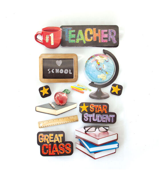 Paper House 3D Sticker Teacher