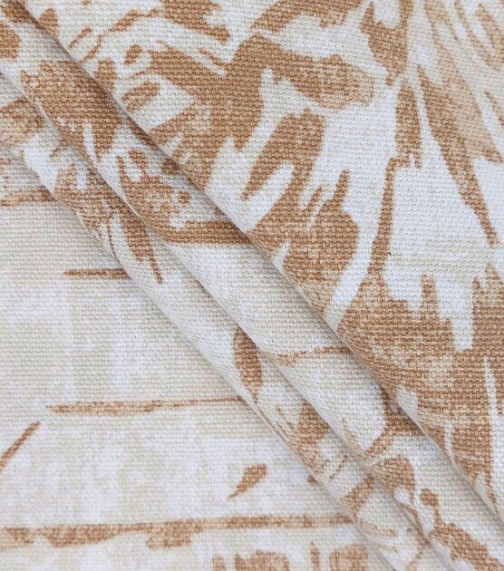 Snowy Scene Tonal Cotton Canvas Fabric, , hi-res, image 2