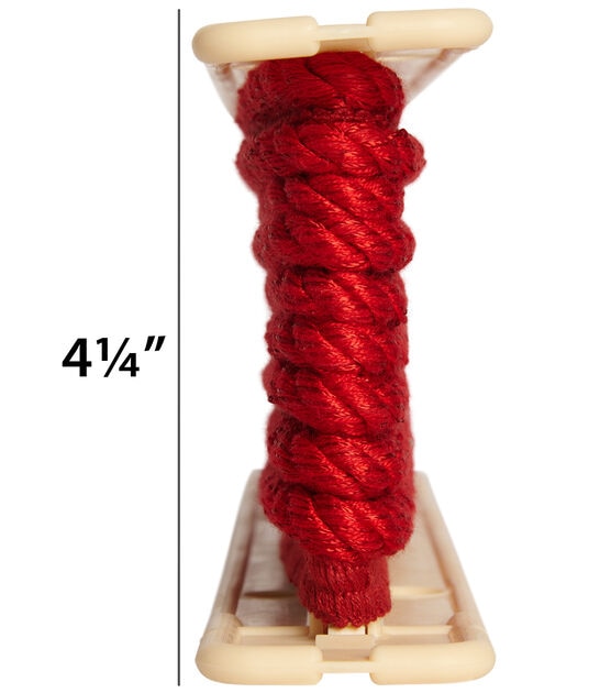 Conso 3/8in Chinese Red Cord with Lip, , hi-res, image 5