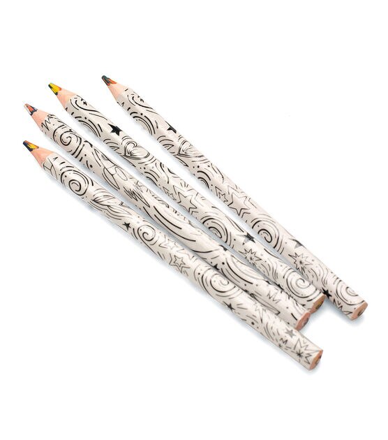 5 ct. Jumbo Pencils - Rainbow Colored Pencil