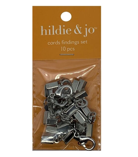 10pk Nickel Cord Findings by hildie & jo