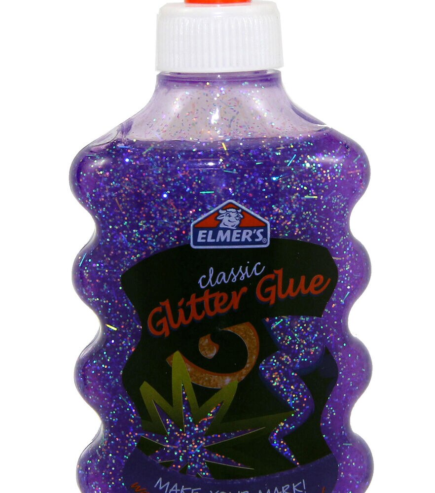 Elmer's Classic Glitter Glue, Washable, Blue, 6 oz.