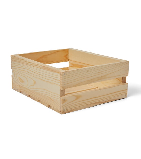 12" x 10" Pinewood Crate by Park Lane