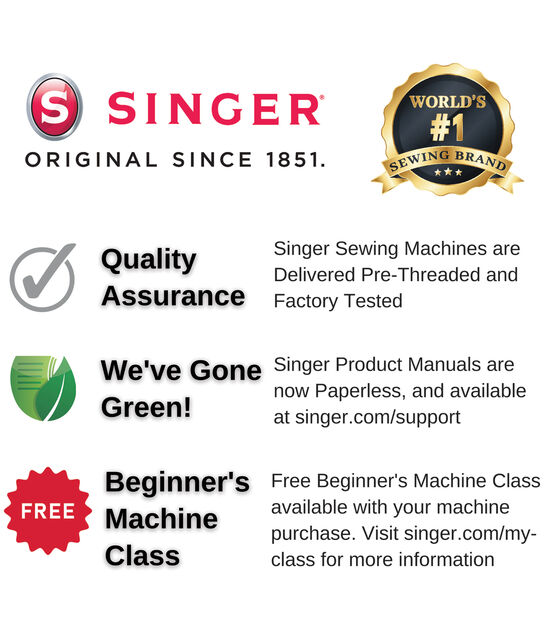  SINGER  Heavy Duty 4411 Sewing Machine with 11 Built-In  Stitches, & Black Carrying Case - Sewing Made Easy