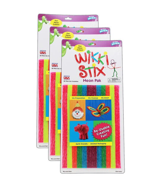 Pipe Cleaner and Wikki Stick People