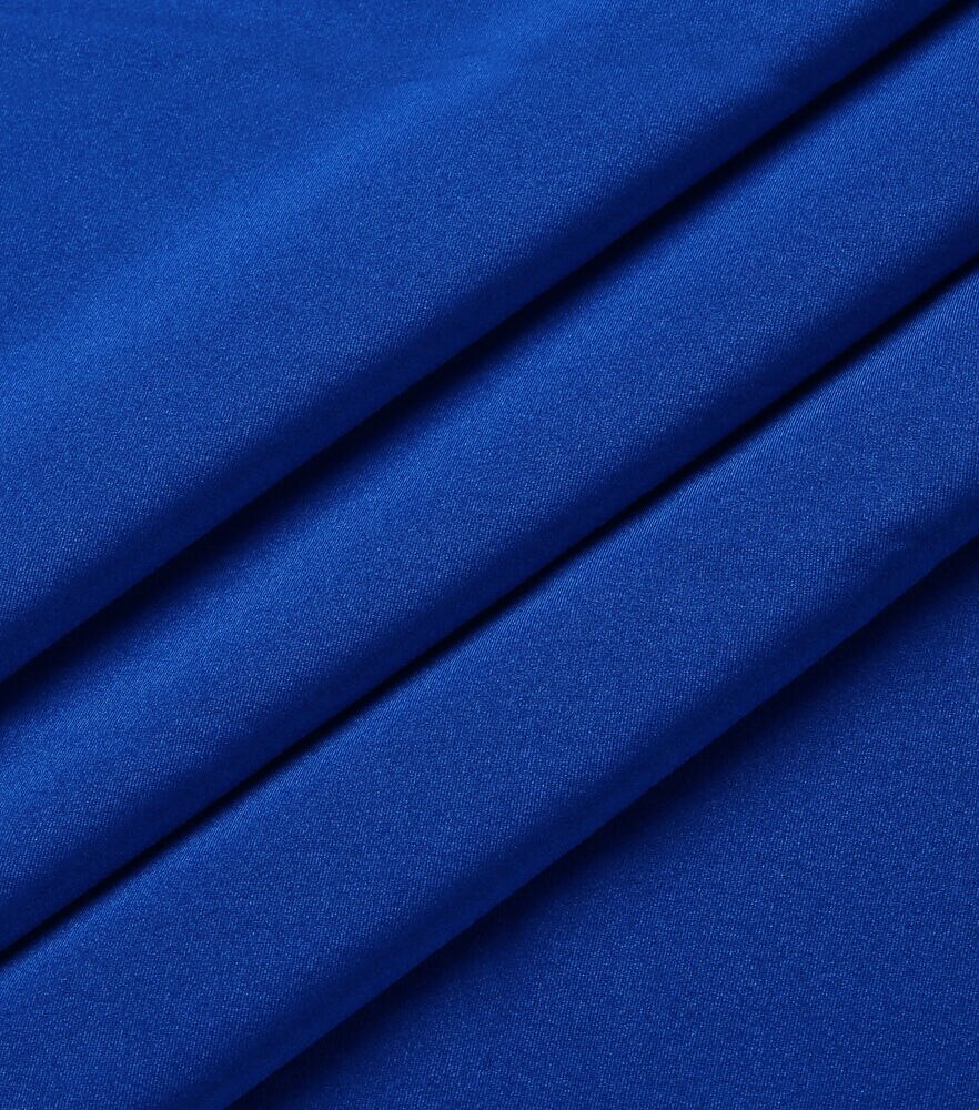 Performance Nylon & Spandex Fabric, Royal Blue, swatch