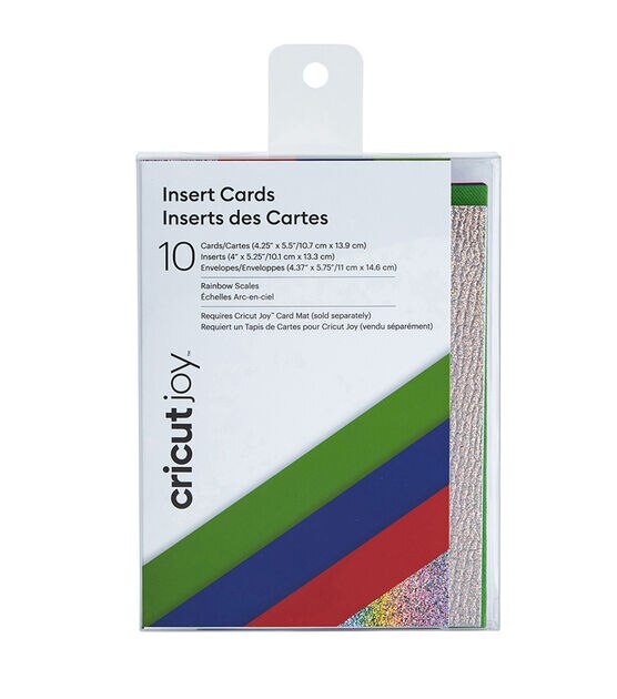 Cricut Joy 30ct Multicolor Scales Sampler A2 Insert Cards