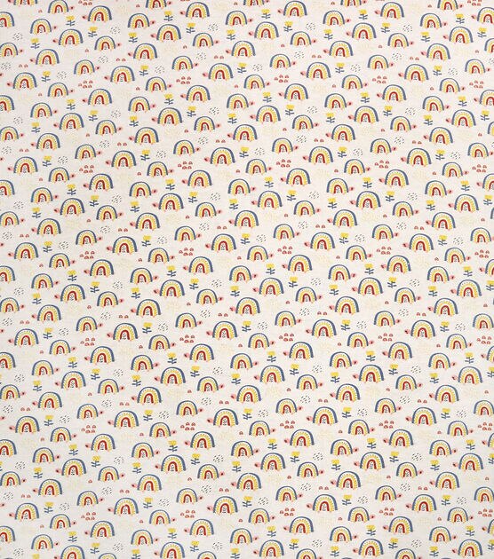 Rainbow Turtle Super Snuggle Flannel Fabric