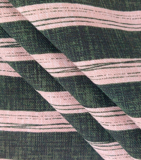 Stripe Green Cotton Canvas Fabric, , hi-res, image 2