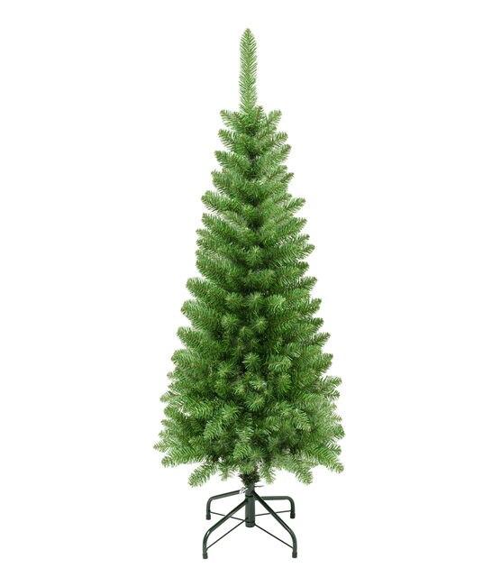 National Tree 4.5' Unlit Rowan Pencil Slim Christmas Tree