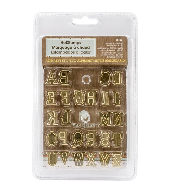 Walnut Hollow Hot Stamps Alphabet Set - 26 pack