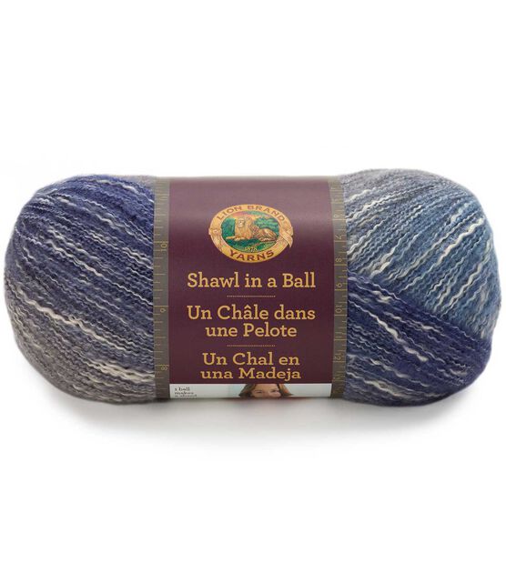 Lion Brand Shawl In A Ball 481yds Worsted Cotton Yarn, , hi-res, image 1