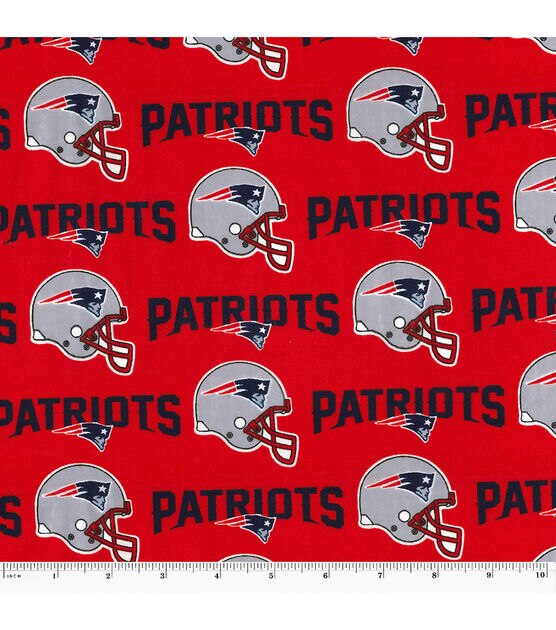 Fabric Traditions New England Patriots Cotton Fabric Red