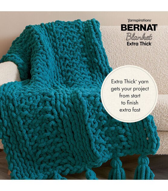 Bernat Blanket Extra Thick 72yds Jumbo Polyester Yarn, , hi-res, image 5