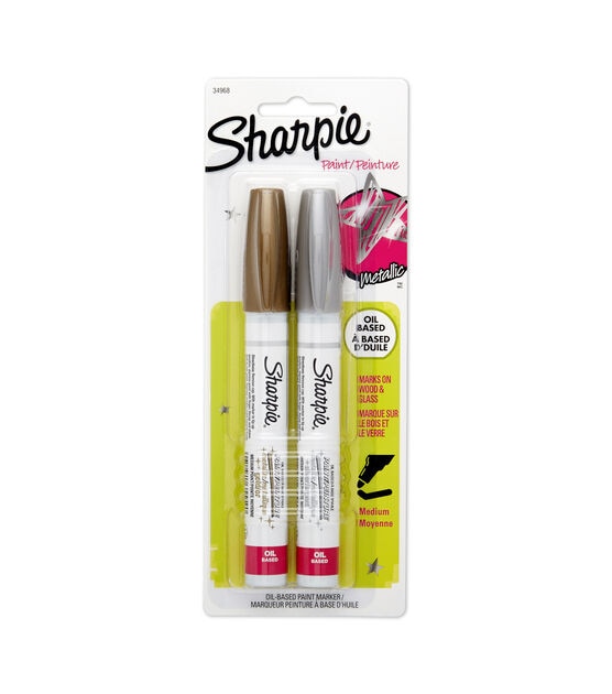 Sharpie 2 pk Medium Point Metallic Paint Markers Gold & Silver