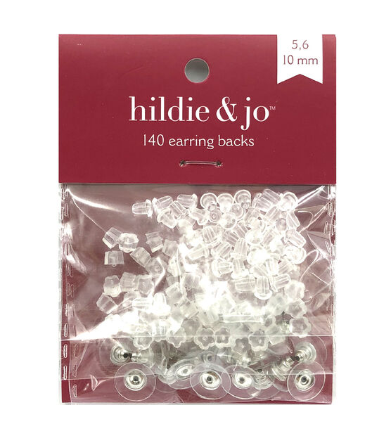 140ct Plastic & Metal Mixed Earring Backs by hildie & jo