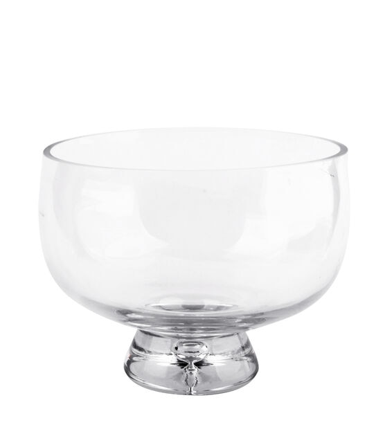 6'' Clear Glass Vase With Bubble Base by Bloom Room