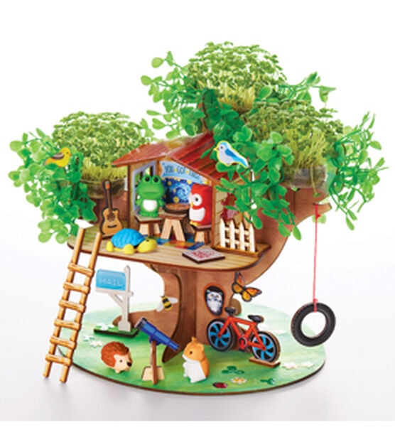 Faber-Castell 12" x 10.5" Build & Grow Tree House Kit, , hi-res, image 3